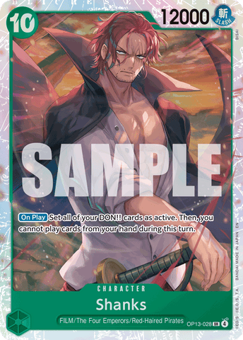 OP13-028 - Shanks - Super Rare