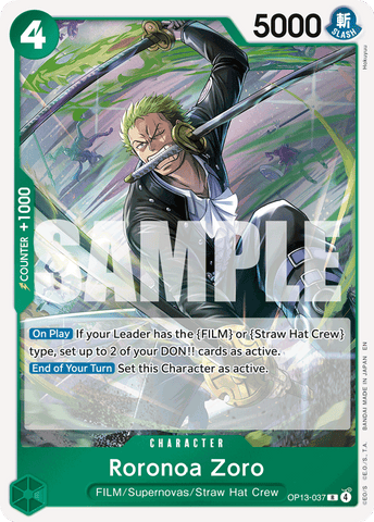 OP13-037 - Roronoa Zoro - Rare