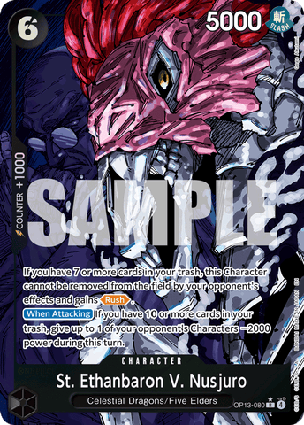 OP13-080 - St. Ethanbaron V. Nusjuro - Rare Alt Art