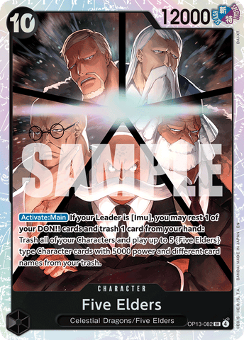 OP13-082 - Five Elders - Super Rare