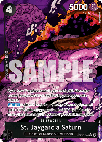 OP13-083 - St. Jaygarcia Saturn - Rare Alt Art