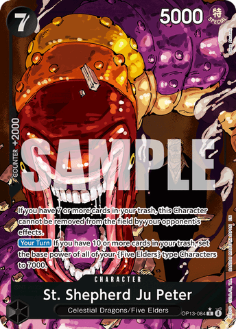 OP13-084 - St. Shepherd Ju Peter - Rare Alt Art