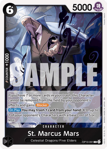 OP13-091 - St. Marcus Mars - Rare