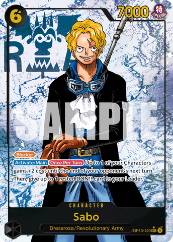 OP13-120 - Sabo - Secret Rare Alt Art