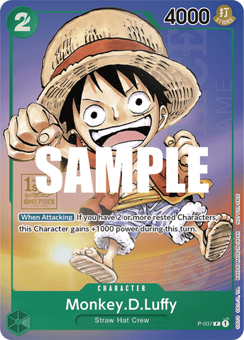 P-037 - Monkey.D.Luffy - Promo