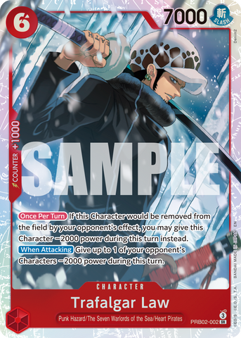 PRB02-002 - Trafalgar Law - Super Rare