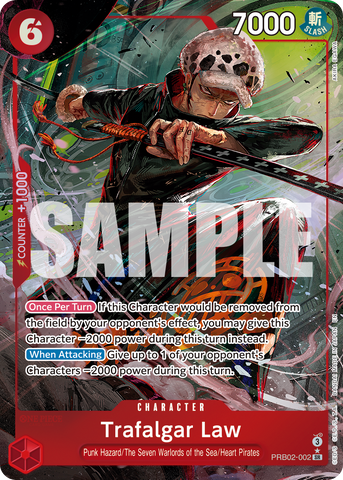PRB02-002 - Trafalgar Law - Super Rare Alt Art