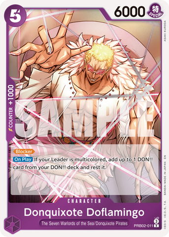 PRB02-011 - Donquixote Doflamingo - Rare