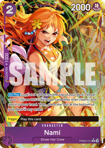 PRB02-012 - Nami - Rare Alt Art