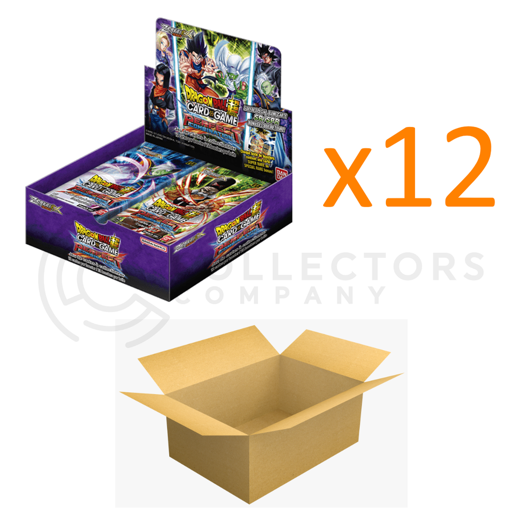 Dragon Ball Super - Perfect Combination Booster Box CASE (x12 Boxes) - Collectors Company Dragon Ball Super - Perfect Combination Booster Box CASE (x12 Boxes) - Collectors Company