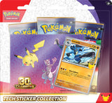[PRE-ORDER] Pokemon - 30th Celebration Tech Sticker Collection SET (x2) - Sealed