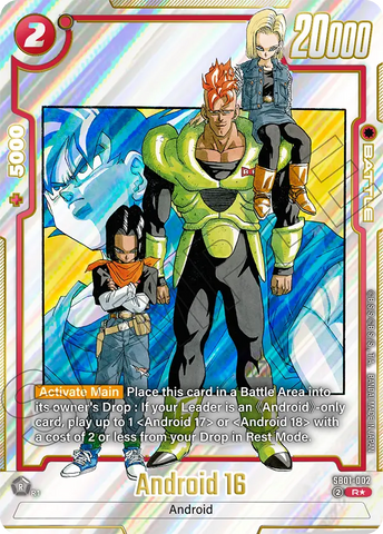 SB01-002 - Android 16 - Rare ALT ART