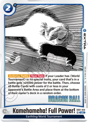 SB01-020 - Kamehameha! Full Power! - Uncommon