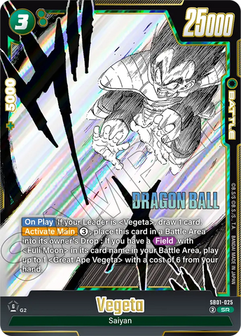 SB01-025 - Vegeta - Super Rare