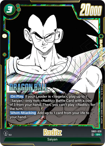SB01-026 - Raditz - Super Rare