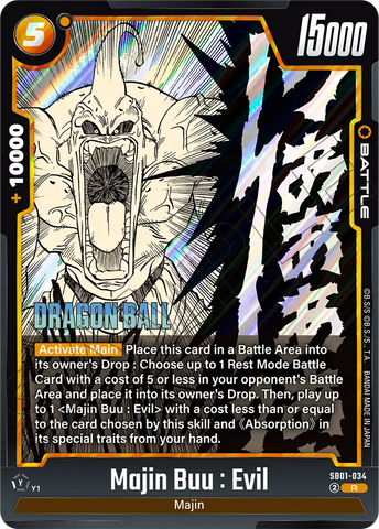 SB01-034 - Majin Buu : Evil - Rare