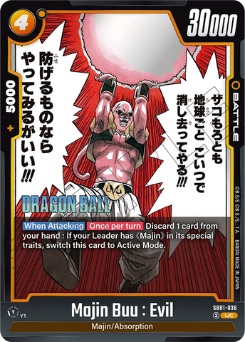 SB01-036 - Majin Buu : Evil - Uncommon