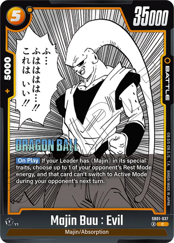SB01-037 - Majin Buu : Evil - Common