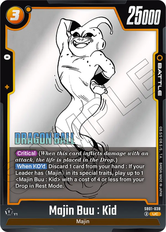 SB01-038 - Majin Buu : Kid - Uncommon