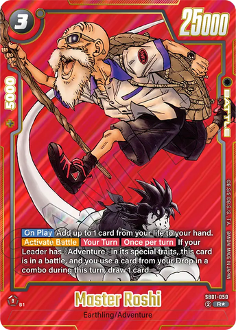 SB01-050 - Master Roshi - Rare ALT ART