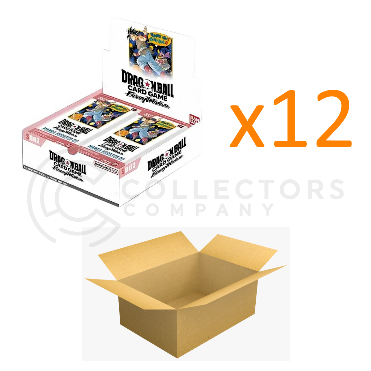 [PRE-ORDER] DBS Fusion World - SB02 Manga Booster 2 Box CASE (x12 Boxe ...