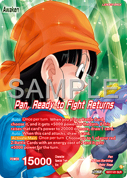 SD17-01 - Pan, Ready to Fight Returns - Special Leader Rare