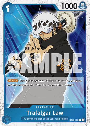 ST03-008 - Trafalgar Law - Common (Jolly Roger Foil)