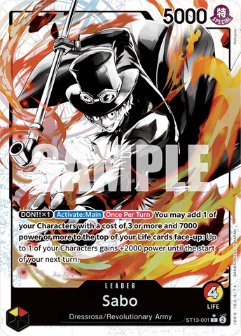 ST13-001 - Sabo - Leader ALT ART