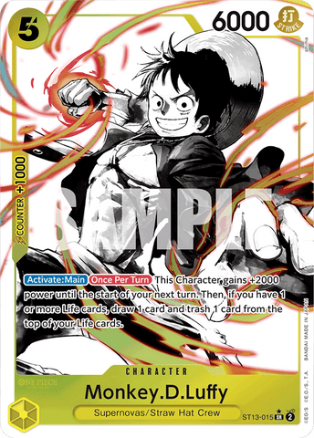 ST13-015 - Monkey.D.Luffy - Super Rare ALT ART