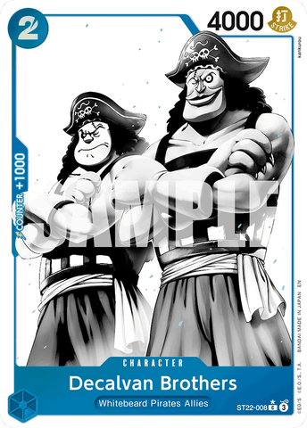 ST22-008 - Decalvan Brothers - Common Alt Art