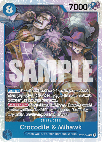 ST25-003 - Crocodile & Mihawk - Super Rare