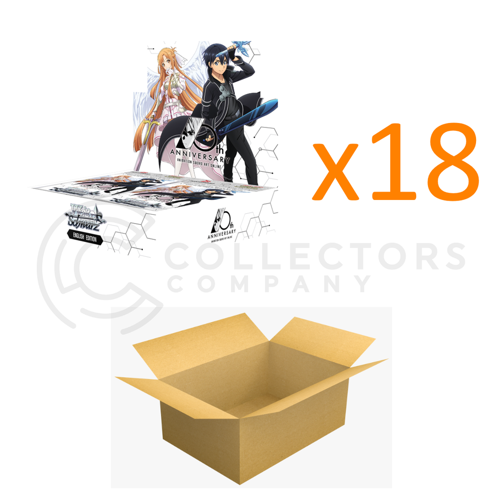 Weiss Schwarz - Sword Art Online 10th Anniversary Booster Box CASE (x1 Collectors Company Weiss Schwarz - Sword Art Online 10th Anniversary Booster Box CASE (x1 Collectors Company