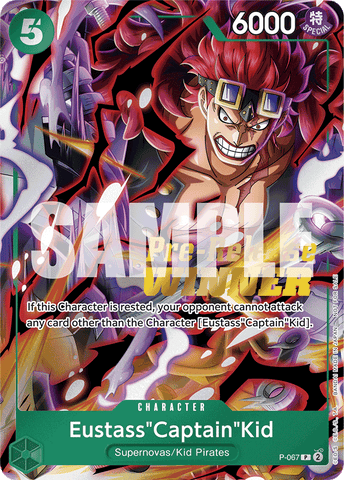 P-067 - Eustass"Captain"Kid - Promo WINNER STAMPED