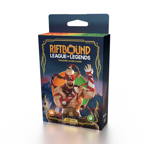 [PRE-ORDER] Riftbound - Origins Lee Sin Champion Deck - Sealed ENGLISH