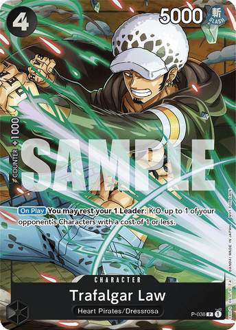 P-038 - Trafalgar Law - Promo FOIL