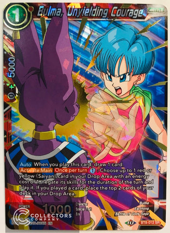 BT8-012 - Bulma, Unyielding Courage - Super Rare