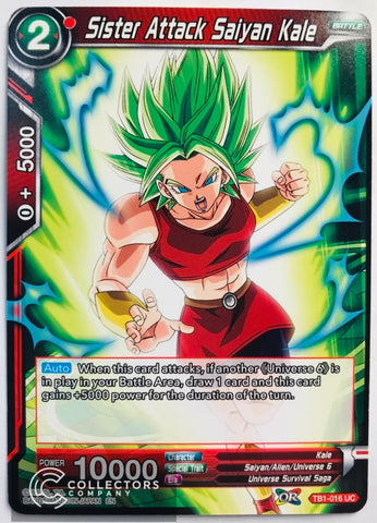 TB1-016 - Sister Attack Saiyan Kale - Uncommon