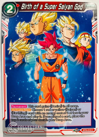 BT8-019 - Birth of a Super Saiyan God - Common