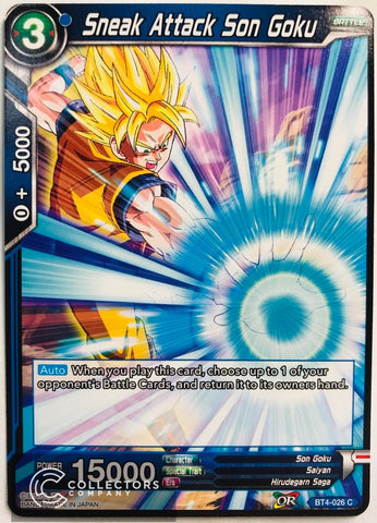 BT4-026 - Sneak Attack Son Goku - Common