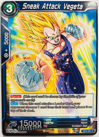 BT4-031 - Sneak Attack Vegeta - Common