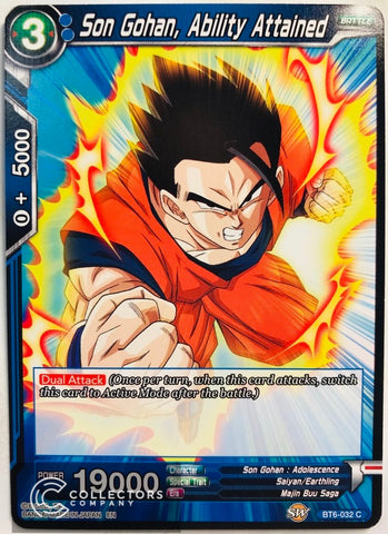 BT6-032 - Son Gohan, Ability Attained - Common