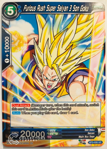 BT3-035 - Furious Rush Super Saiyan 3 Son Goku - Uncommon
