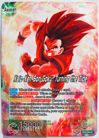 BT8-044 - Kaio-Ken Son Goku, Turning the Tide - Leader - Common