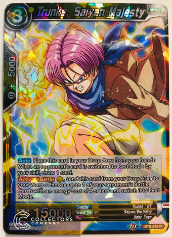 BT8-075 - Trunks, Saiyan Majesty - Rare