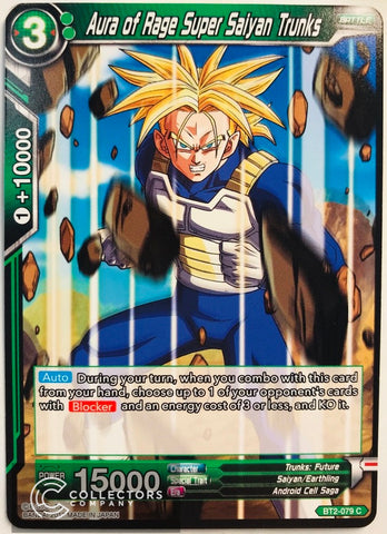 BT2-079 - Aura of Rage Super Saiyan Trunks - Common