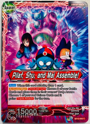 BT10-002 - Pilaf, Shu, and Mai Assemble! - Leader - Common