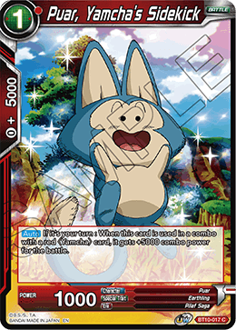 BT10-017 - Puar, Yamcha's Sidekick - Common FOIL - 2ND EDITION