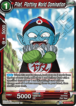 BT10-019 - Pilaf, Plotting World Domination - Common FOIL - 2ND EDITION