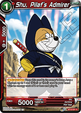 BT10-021 - Shu, Pilaf's Admirer - Common FOIL - 2ND EDITION