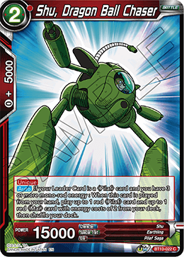 BT10-022 - Shu, Dragon Ball Chaser - Common FOIL - 2ND EDITION